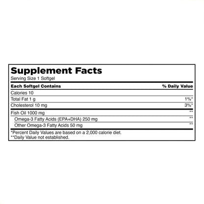 Kirkland Signature Fish Oil 1000 Mg., 400 Softgels