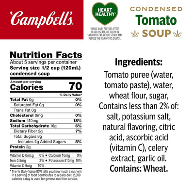 Campbell'S Condensed Healthy Request Tomato Soup, 23.2 Ounce Can