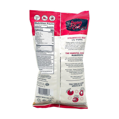 Lesserevil Organic Strawberry Beet Lil' Puffs, 2.5 OZ