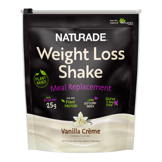 NATURADE Plant-Based  High Protein Shake, Vanilla Creme, 2.5 Lbs