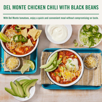 Del Monte Canned Diced Tomatoes Zesty Chili Style, 14.5 Ounce
