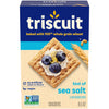 Triscuit Hint of Sea Salt Whole Grain Wheat Crackers, Vegan Crackers, 8.5 Oz