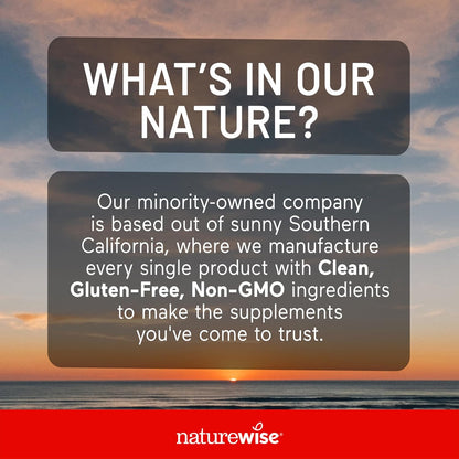 Naturewise Vitamin B12 1000 Mcg - Dietary Supplement for Supporting Energy Metabolism, Mental Clarity, Nervous System Health - Easy-To-Swallow, Soy & Gluten-Free, Non-Gmo - 60 Softgels[60-Day Supply]