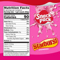 Snack Pack Pink STARBURST Flavored Juicy Gels Cups, 3.25 Oz, 6 Count