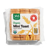 , Toasts Mini Whole Wheat Organic, 2.8 Ounce