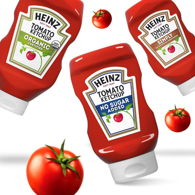 Heinz Tomato Ketchup with No Sugar Added (13 Oz Bottle)