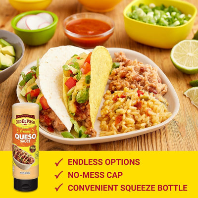 Old El Paso Taco Sauce - Creamy Queso Dip, 9 Oz.