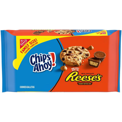 Chips Ahoy! Reese’S Peanut Butter Cup Chocolate Chip Cookies, Family Size, 14.25 Oz