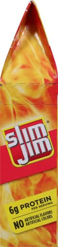 Slim Jim Snack-Sized Smoked Meat Stick, Original Flavor, Multi-Pack, .28 Oz Stick 14-Count, 3.92Oz