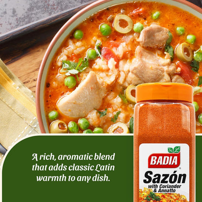 Badia Sazon with Coriander and Annatto, 32 Oz Case of 6
