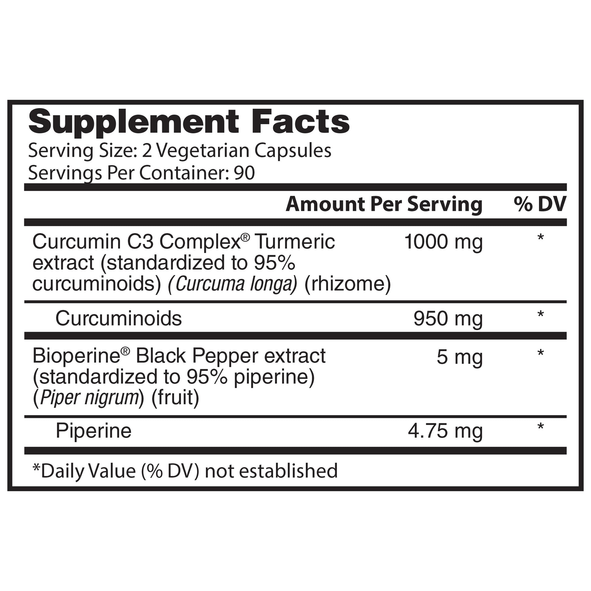 Nature'S Lab Turmeric Extract 1000Mg with Curcumin C3 Complex & Bioperine, 180 Vegetarian Capsules