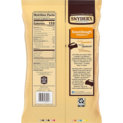 Snyder'S of Hanover Pretzels, Sourdough Nibblers, Family Size 16 Oz Bag