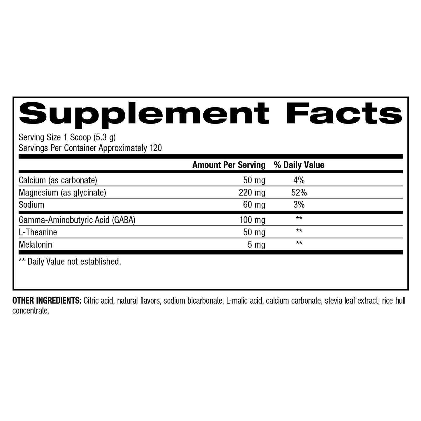 Trunature Magnesium Nighttime Powder, 636 Grams, 22.4 Oz