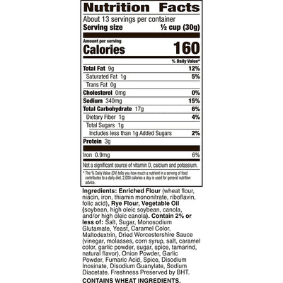 Gardetto'S Snack Mix, Roasted Garlic Rye Chips, 14 Oz