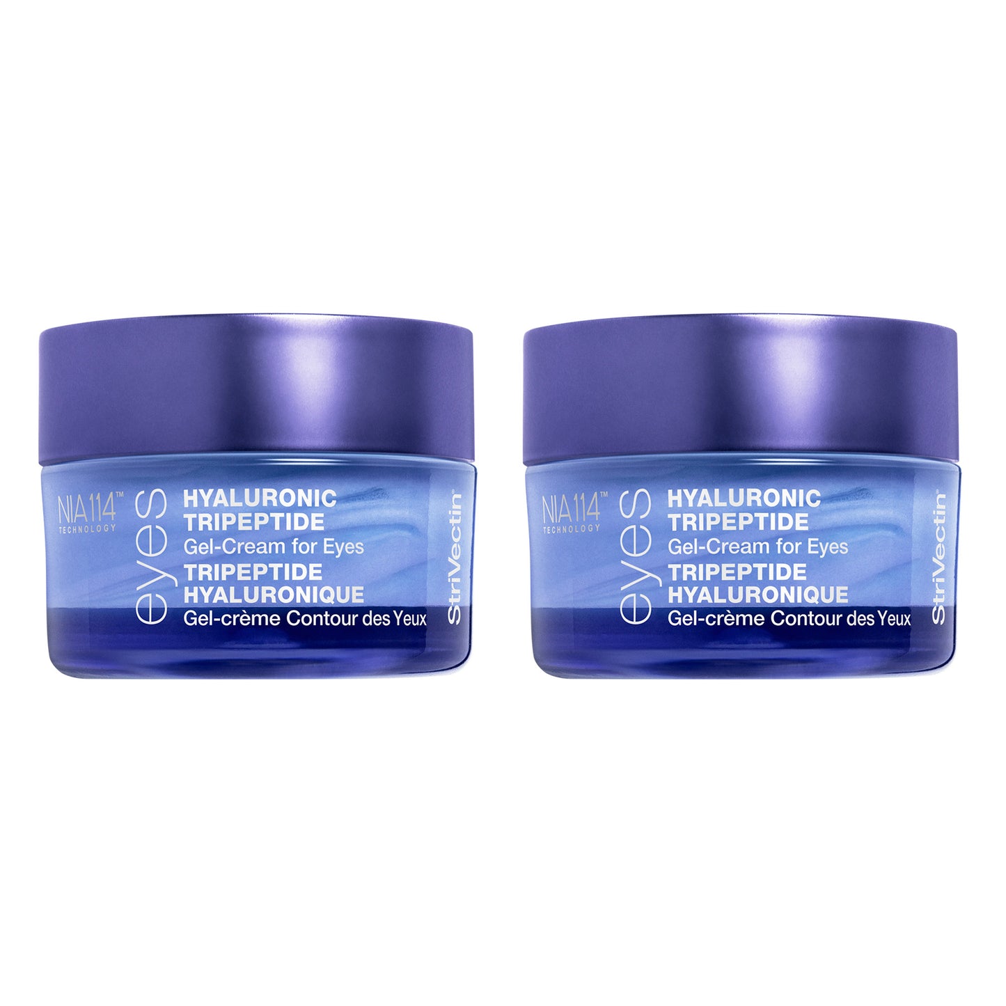 Strivectin Hyaluronic Tripeptide Gel-Cream for Eyes, 0.5 Oz, 2-Pack