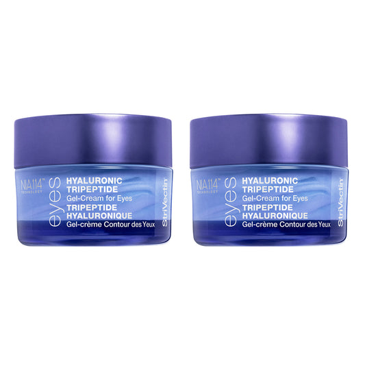 Strivectin Hyaluronic Tripeptide Gel-Cream for Eyes, 0.5 Oz, 2-Pack