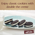Back to Nature Double Creme Sandwich Cookies - Dairy Free, Non-Gmo, Made with Wheat Flour, Delicious & Quality Snacks, 10.7 Ounce
