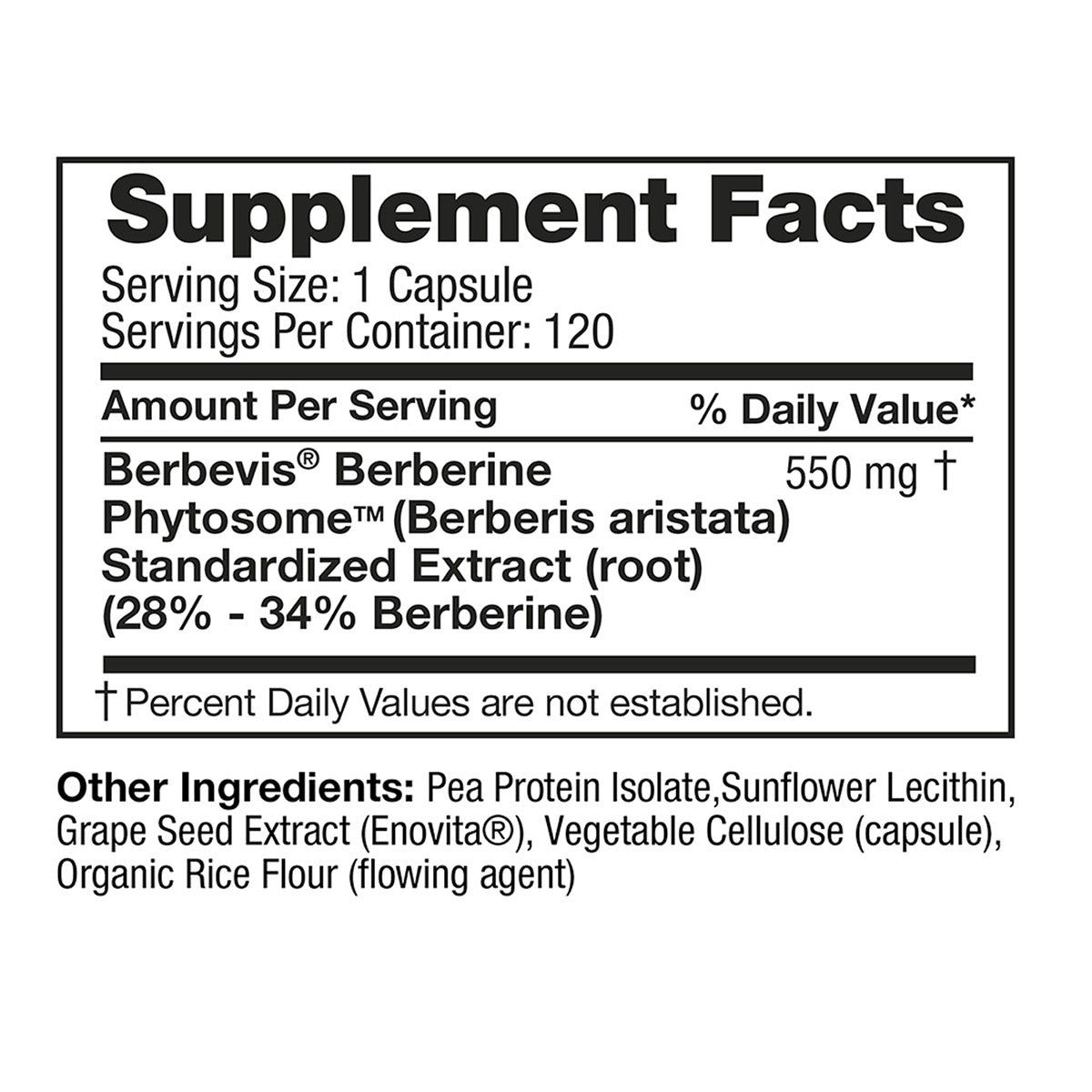 FEELGOOD Berberine Phytosome, 120 Vegan Capsules