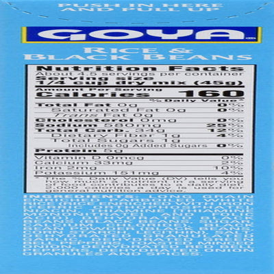 Goya Seasoned Rice and Black Beans Mix, 7 Ounce