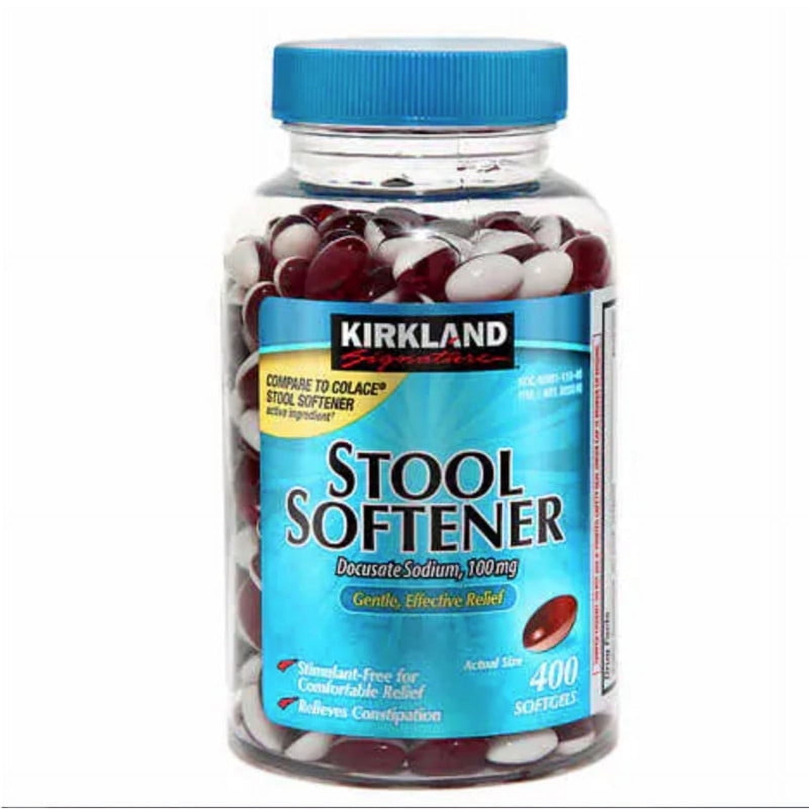 Kirkland Signature Stool Softener 100 Mg - 400 Softgels