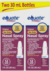 Maximum Strength 2 X30 Ml, 12 Hour Nasal Congestion Relief Pump Mist Spray. | Compare to Afrin Original Active Ingredient