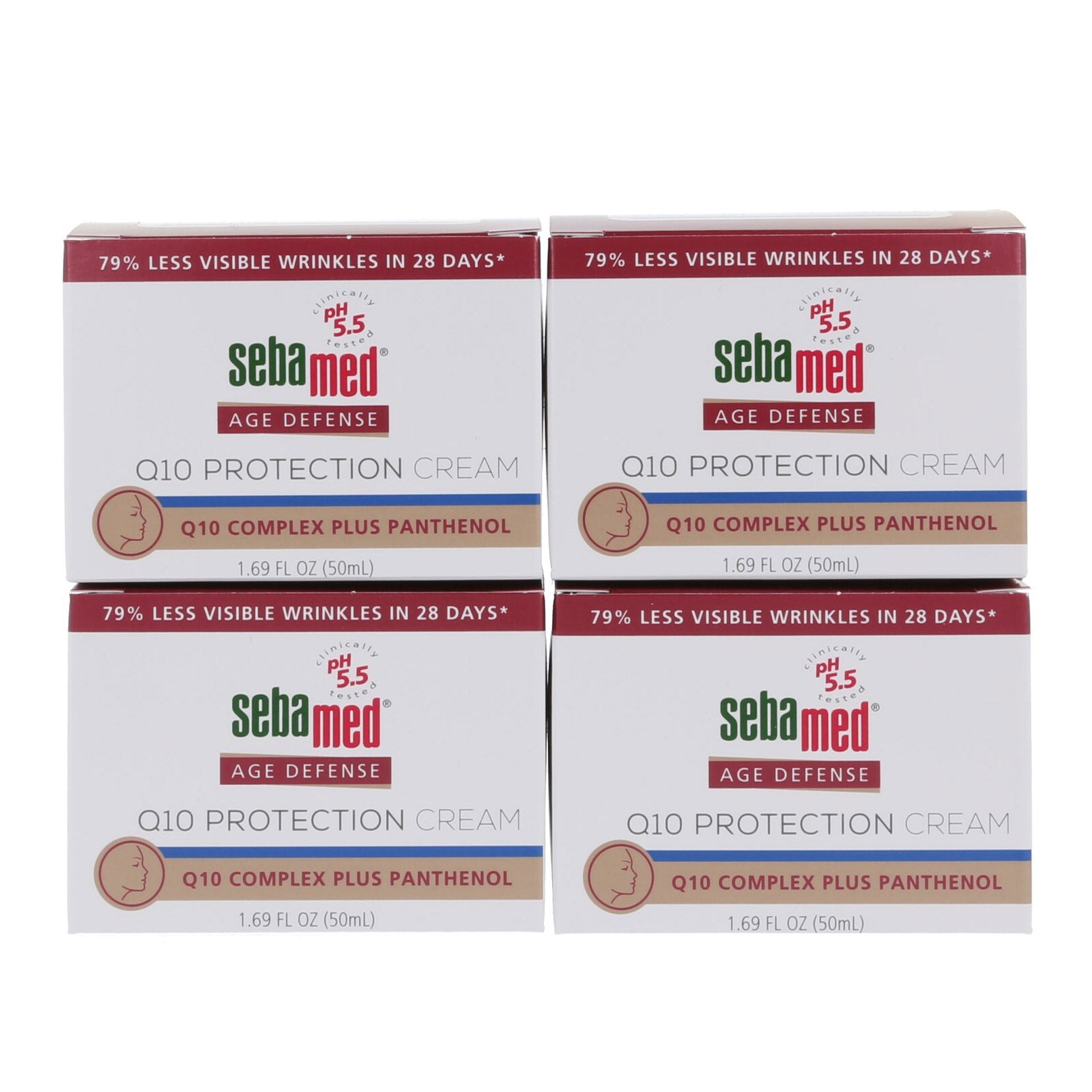 Sebamed Anti-Aging Facial Cream, 4-Pack