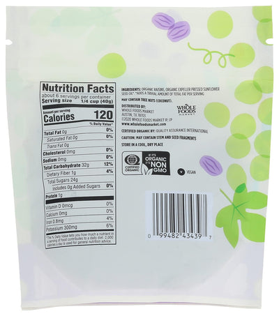 , Organic Thompson Raisins, 8 Ounce