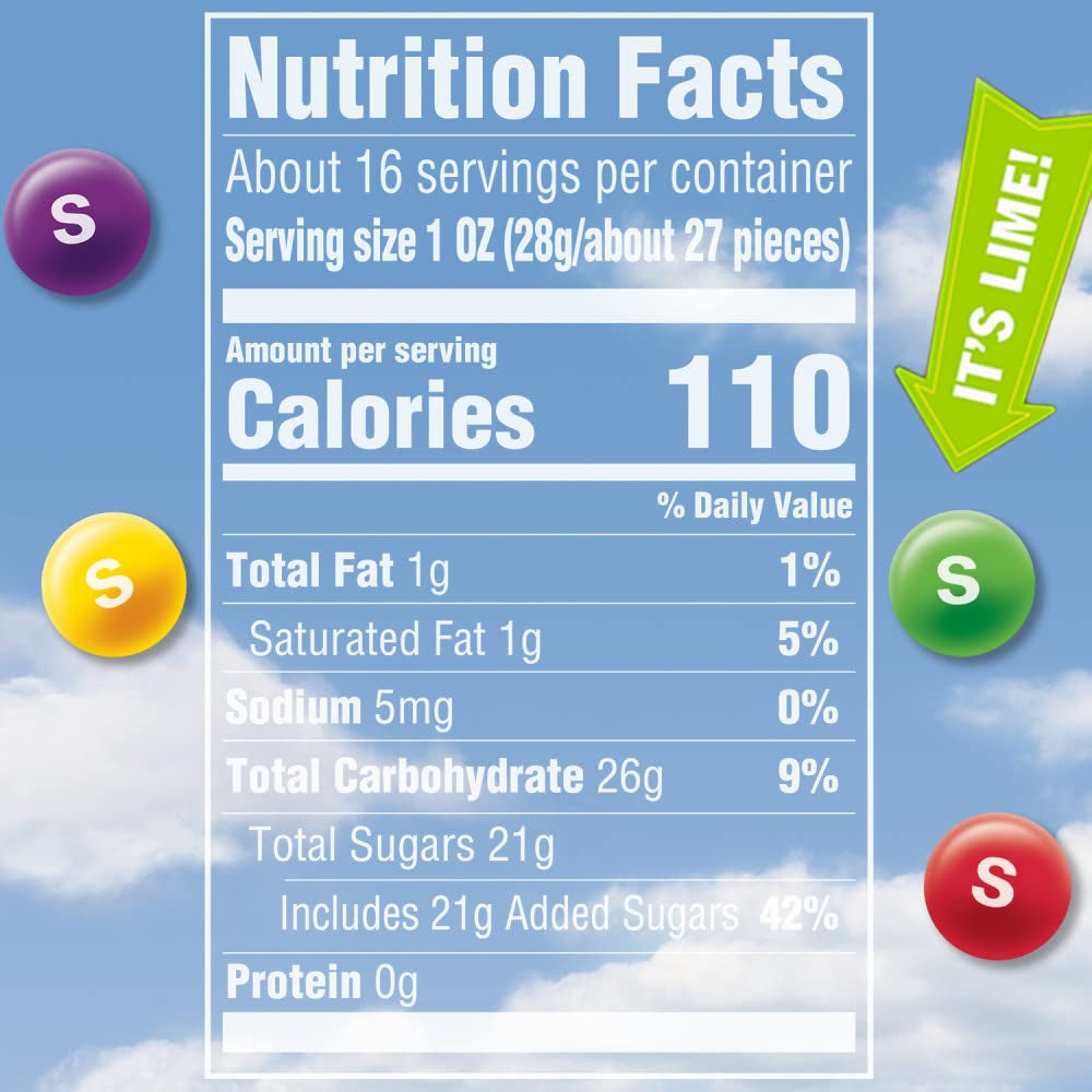 Skittles, Original Candy Sharing Size Bag, 15.6 Oz Case of 12