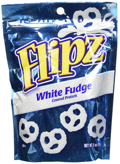 Flipz White Fudge Pretzels, 5Oz (Pack of 1)