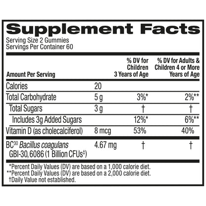 Digestive Advantage Probiotic, 120 Gummies