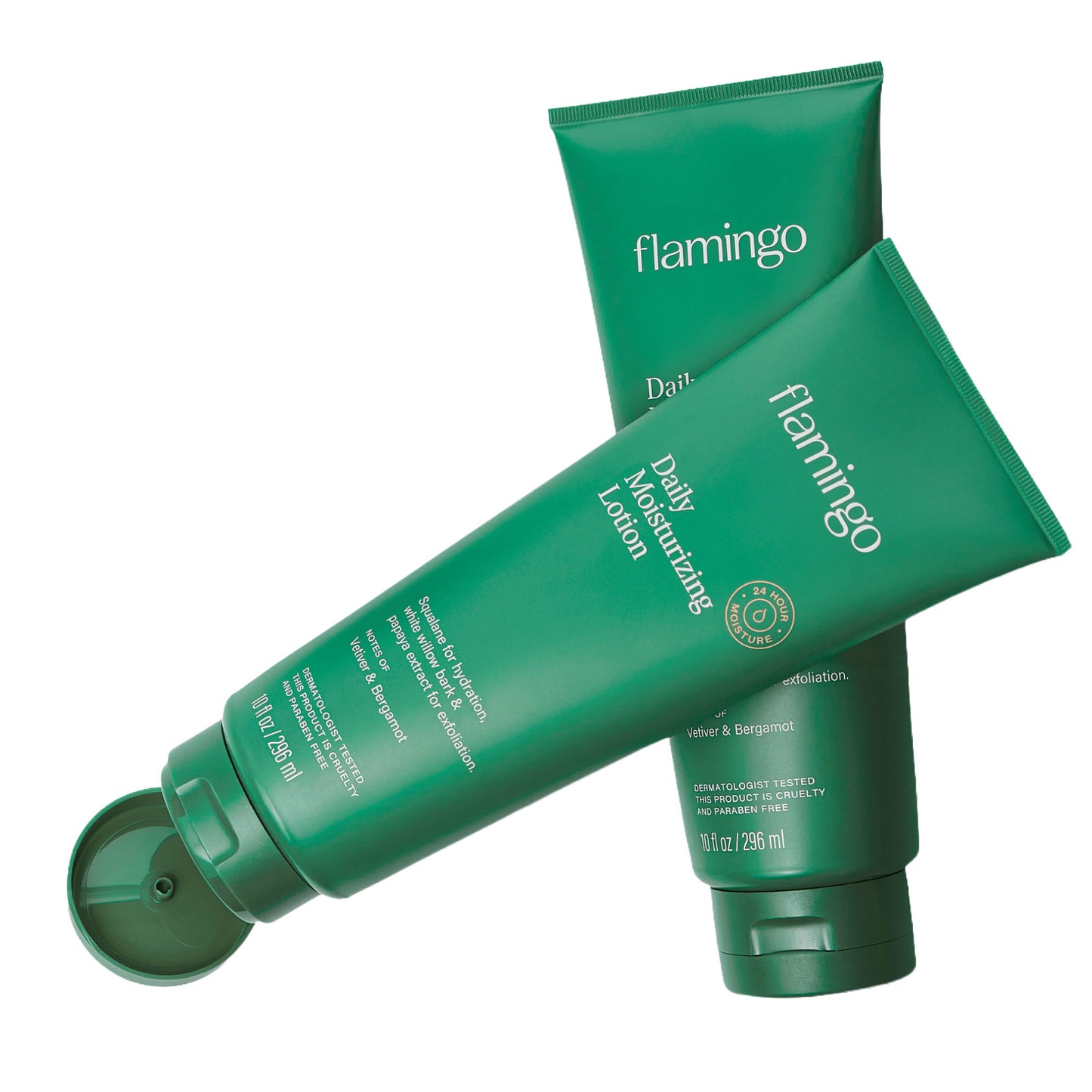 Flamingo Daily Moisturizing Lotion, 10 Fl Oz, 2-Pack