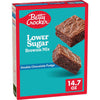 Betty Crocker Lower Sugar Brownie Mix, Double Chocolate Fudge, No Artificial Sweeteners, 14.7 Oz