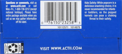 ACT II Butter Lovers Microwave Popcorn, 3-Count 2.75-Oz. Bags