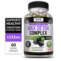 (2 Pack) Max Detox 60Ct Colon Cleanse Detox Toxins Energy Boost