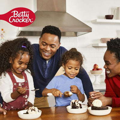 Betty Crocker Lower Sugar Brownie Mix, Double Chocolate Fudge, No Artificial Sweeteners, 14.7 Oz
