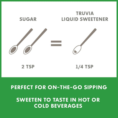 Truvia Zero-Calorie Liquid Sweetener from the Stevia Leaf, 2.7 Fl Oz Bottle, Vanilla Flavor (Pack of 1)