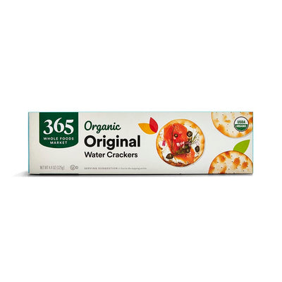 , Organic Original Water Crackers, 4.4 Oz