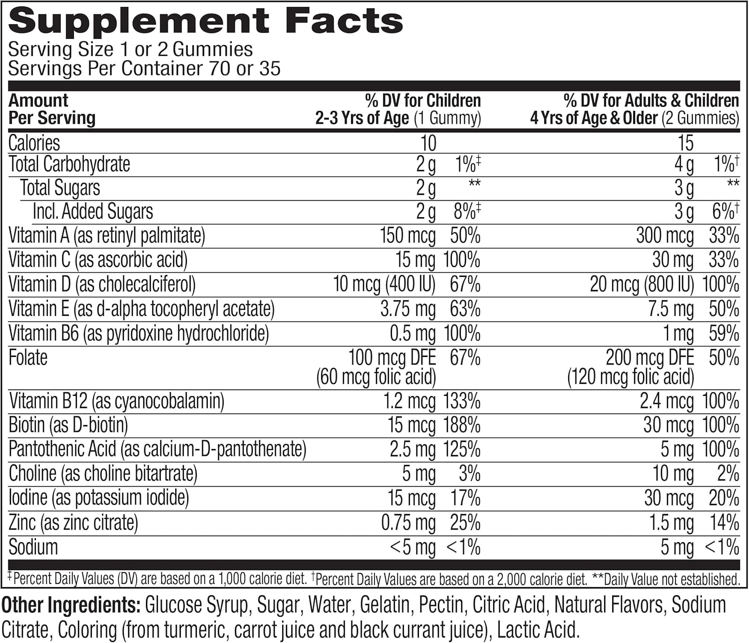 OLLY Kids Multivitamin Gummy Worms, Overall Health and Immune Support, Vitamins and Minerals A, C, D, E, Bs and Zinc, Chewable Supplement, Sour Fruit Punch, 45 Day Supply (70 Count)