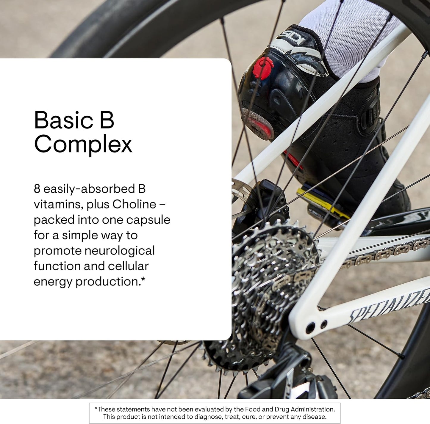 THORNE - Basic B-Complex - Tissue-Ready Vitamin B Complex Supplement with Choline - Supports Cellular Energy Production, Brain Health & Red Blood Cell Formation* - Gluten-Free - 60 Servings