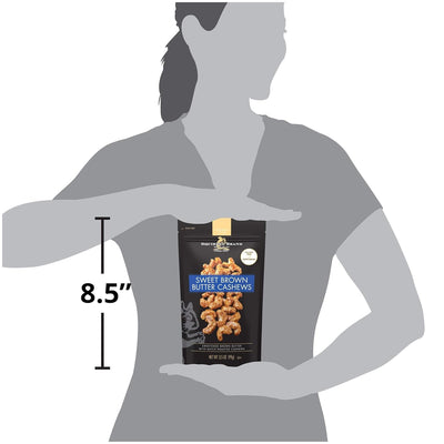 Squirrel Sweet Brown Butter Cashews, 3.5 Ounces, Gluten Free, Vegetarian