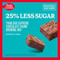 Betty Crocker Lower Sugar Brownie Mix, Double Chocolate Fudge, No Artificial Sweeteners, 14.7 Oz
