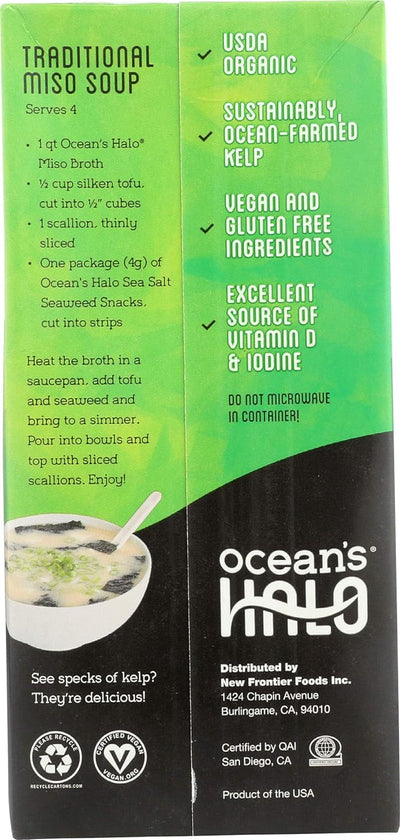 Ocean'S Halo, Organic and Vegan Miso Broth, 32 Fl Oz
