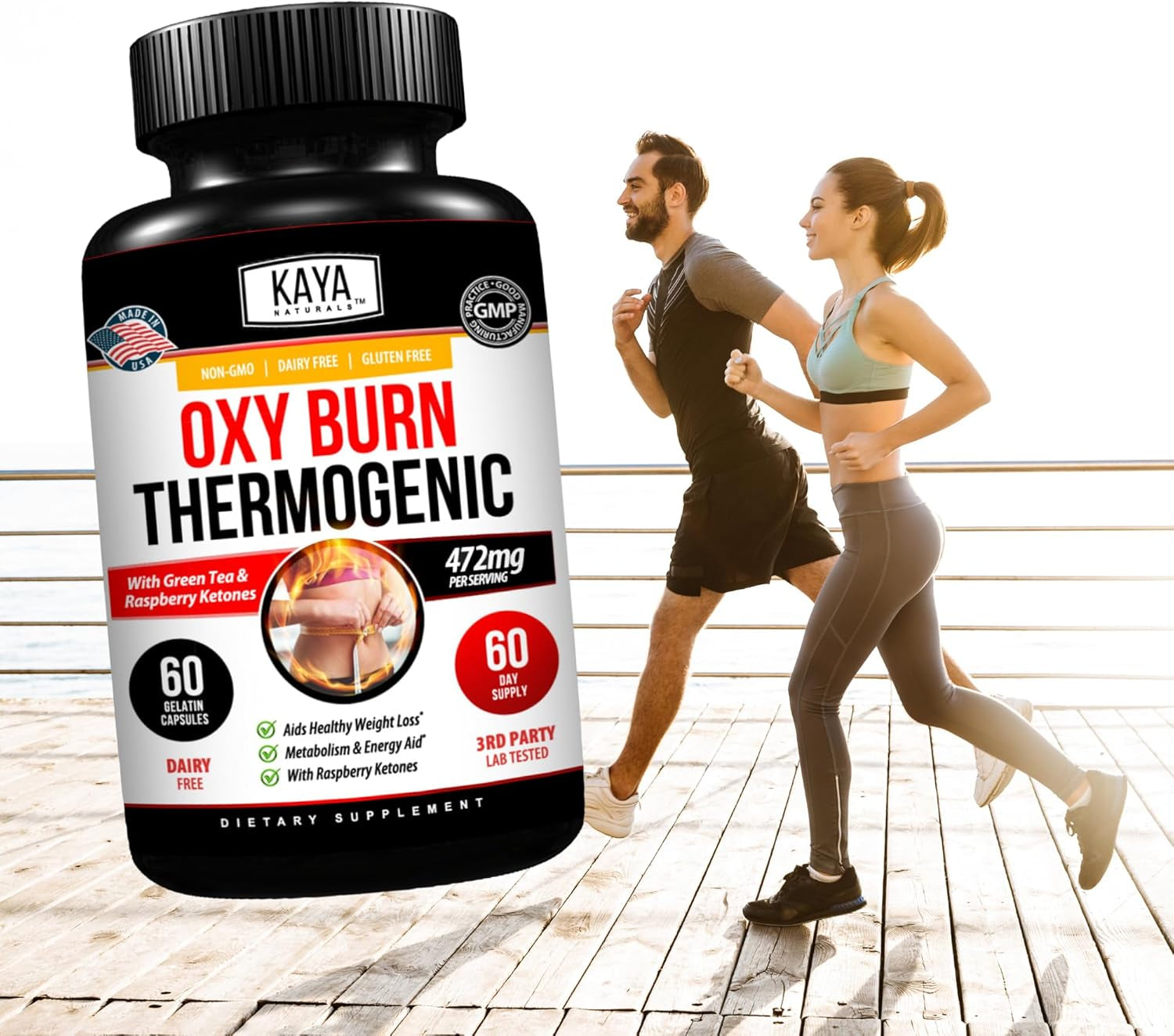 Naturals Supreme  -  Pills Women & Men - Appetite Suppressant Supplement - Powerful Thermogenic Diet Pills - Natural Energy Boost Oxy Burn 60 Count