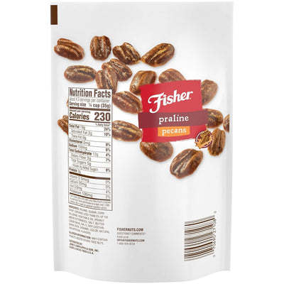 Fisher Snack Praline Pecans, 5.5 Ounces, Made with Whole Mammoth Pecans