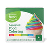 , Assorted Food Coloring, 1.2 Fl Oz (Pack of 4) (Previously , Packaging May Vary)