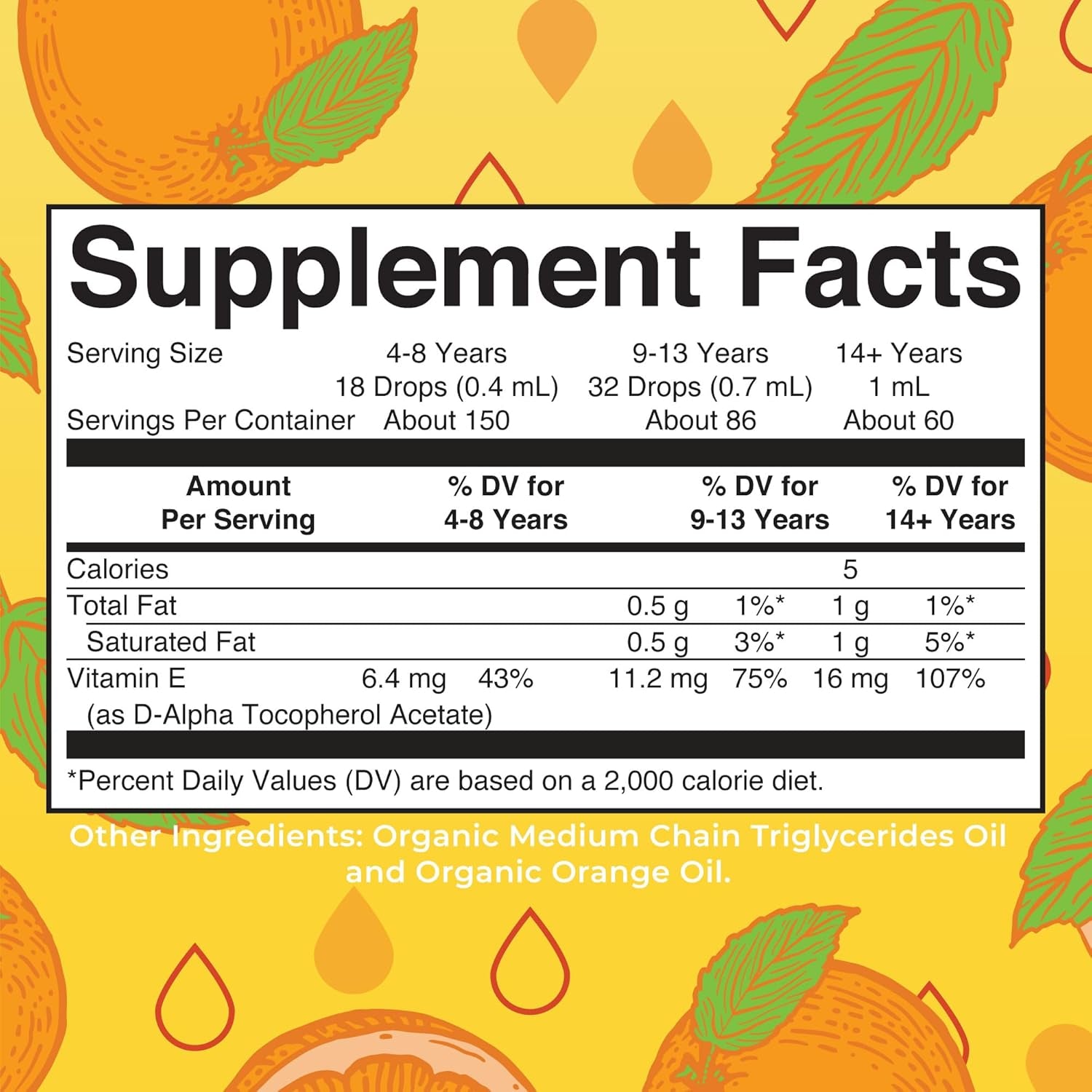 Maryruth Organics USDA Vitamin E Liquid Drops 2 Month Supply | Bone and Joint Health | Cognitive Health for Adults and Kids | Sugar Free, Vegan, Non-Gmo, Gluten Free | 2 Ounces