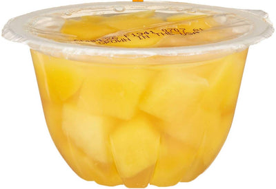 , Yellow Cling Diced Peaches in Fruit Juice, 4 Oz Bowls (Pack of 4) (Previously , Packaging May Vary)