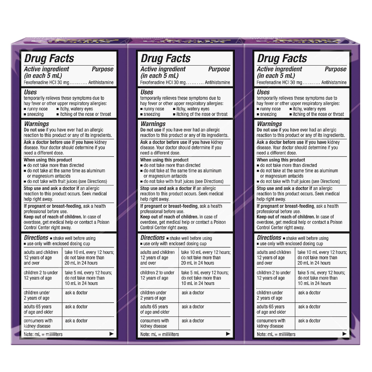 Allegra Children'S Allergy Medicine 12-Hour Non-Drowsy Mixed Berry, 12 Fluid Ounces