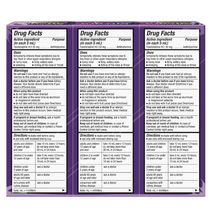 Allegra Children'S Allergy Medicine 12-Hour Non-Drowsy Mixed Berry, 12 Fluid Ounces