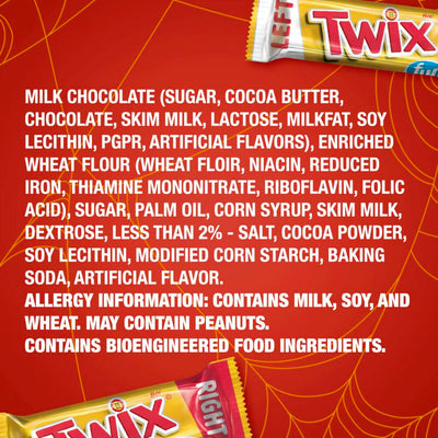 TWIX Fun Size Caramel Cookie Chocolate Candy Bars - 10.83 Oz Bulk Candy Bag